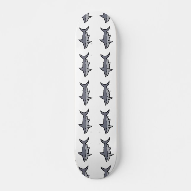Skateboard Tiburones (Anverso )