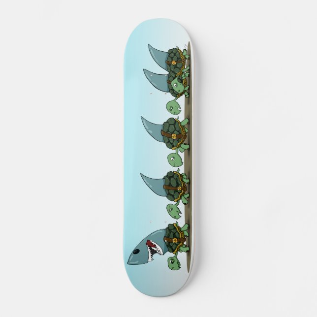 Skateboard Tiburones de la tierra (Anverso)