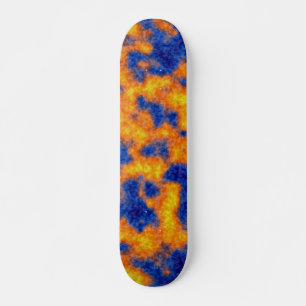 Skateboard Tiempo de Fiesta del Naranja salvaje de patinaje c