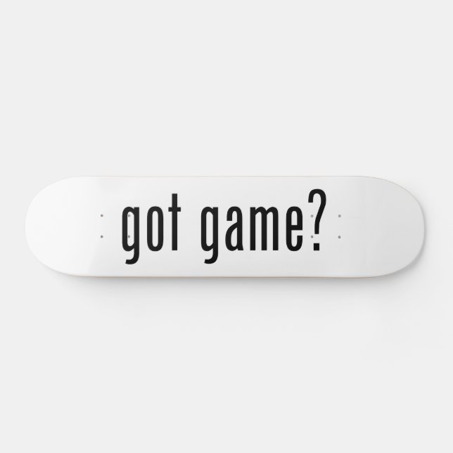 Skateboard ¿tiene juego? (Horz)