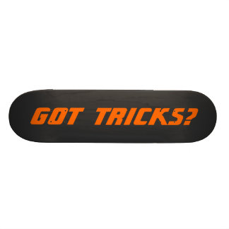 Skateboard ¿TIENEN TRUCOS? - Neón agudo Naranja negro