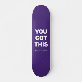 Skateboard Tienes Esta Violeta Púrpura De Guay | Nombre perso