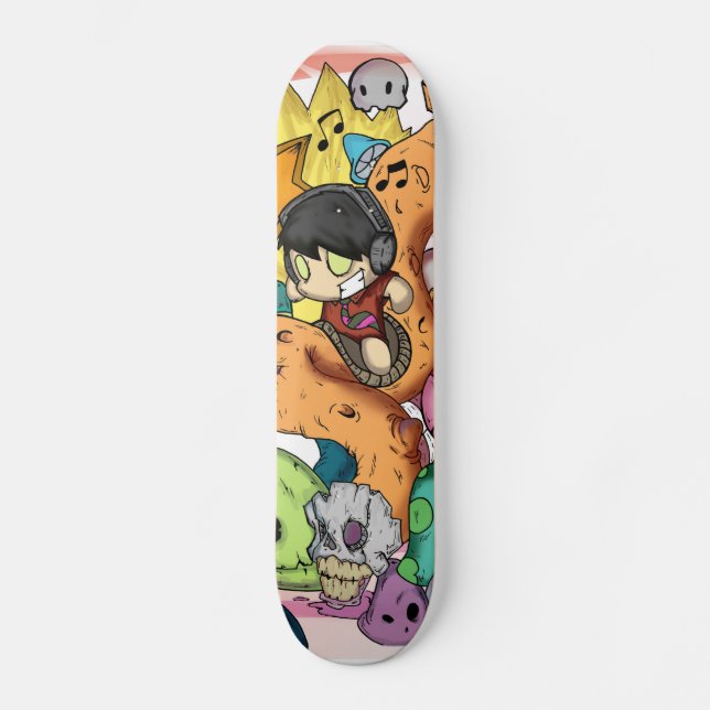 Skateboard Tierra del caramelo (Anverso)