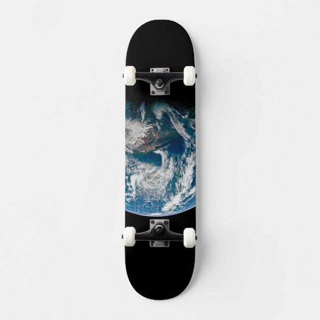 Skateboard Tierra Tomada De La Nave Espacial Apolo 13. (Anverso)