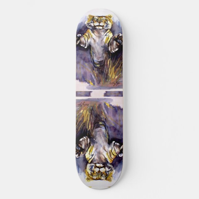 Skateboard Tiger (Anverso)