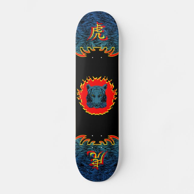 Skateboard Tiger 3 (Anverso)