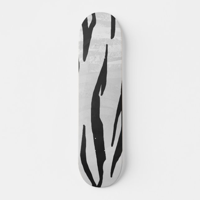Skateboard Tiger Black and White Print (Anverso )