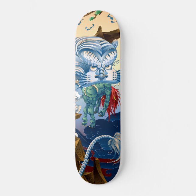 Skateboard Tigre (Anverso)