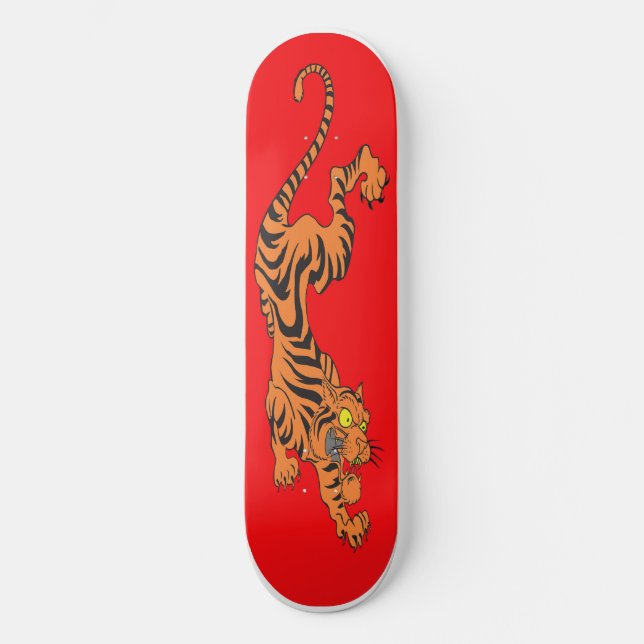 Skateboard Tigre (Anverso)