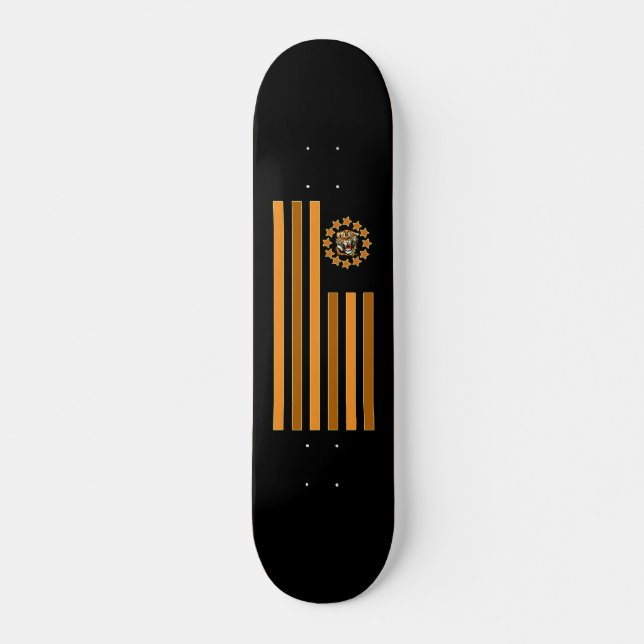 Skateboard Tigre - Bandera (Anverso )