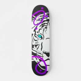 Skateboard Tigre blanco