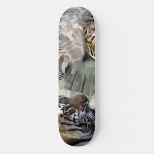 Skateboard Tigre, cebra, amantes de la jirafa