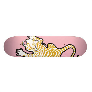 Skateboard Tigre: De oro