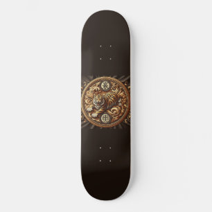 Skateboard Tigre de seda de chocolate