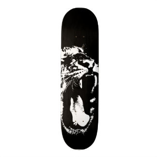 Skateboard Tigre monocromo