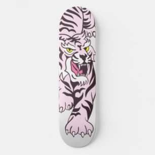 Skateboard Tigre rosa para patinar