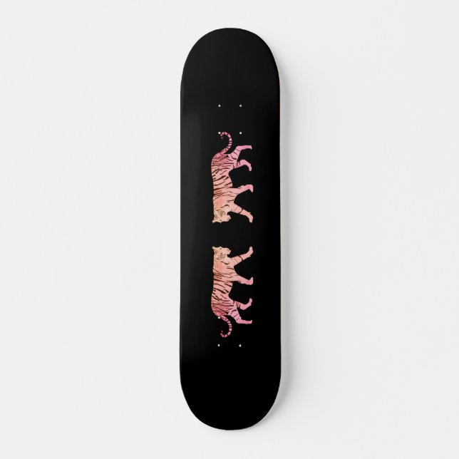 Skateboard Tigre rosado (Anverso )