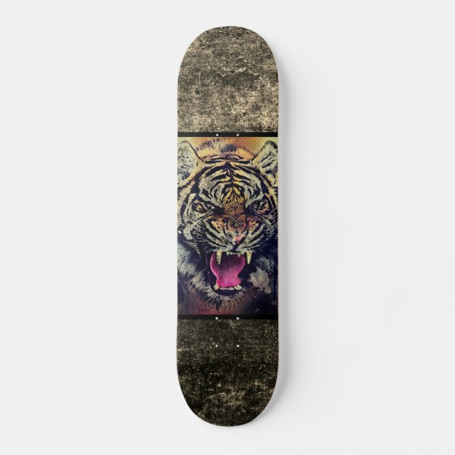 Skateboard Tigre ruidoso (Anverso)