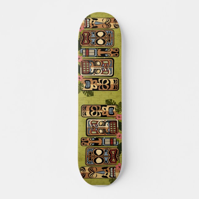 Skateboard Tiki Fiesta (Anverso )