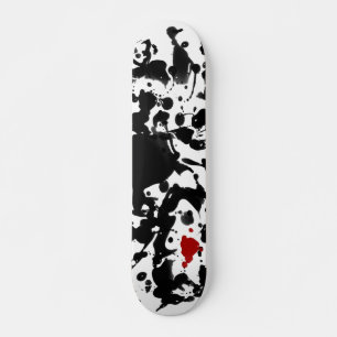 Skateboard Tinta NEGRA   hacer su propio fondo