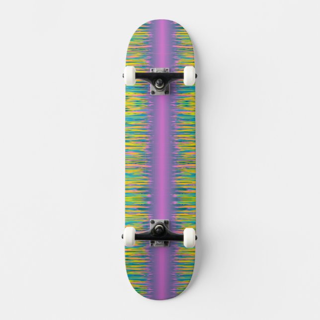 Skateboard Tinta rosa Paint Paint (Anverso)