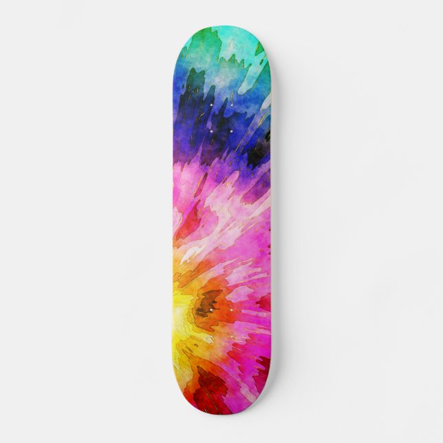 Skateboard Tinta texturizada (Anverso)