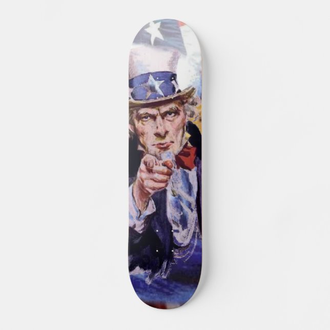 Skateboard Tío Sam (Anverso)