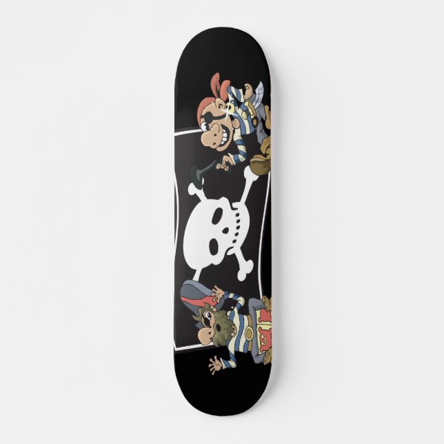 Skateboard Tíos del pirata (Anverso )
