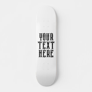 Skateboard Tipo de letra Grunge de la placa de patinaje para 