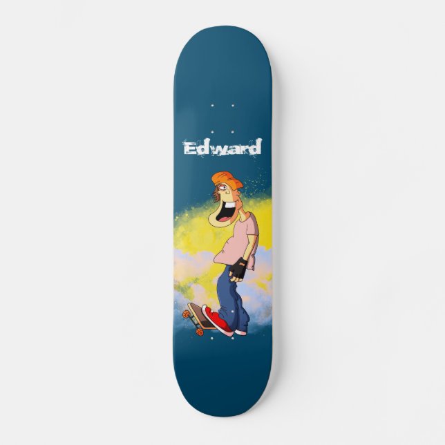 Skateboard Tipo de Skateboarding (Anverso)