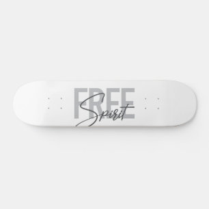 Skateboard Tipografía moderna, simple, fresca de espíritu lib