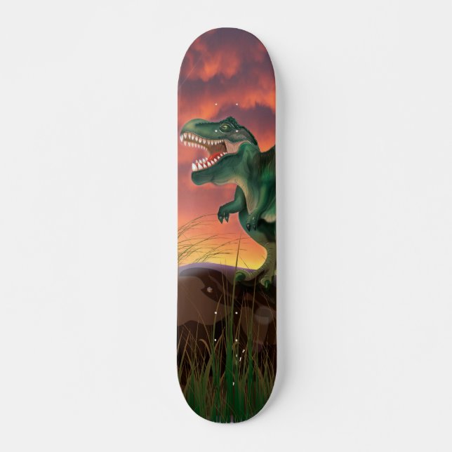 Skateboard Tiranosaurio Rex (Anverso )