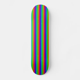 Skateboard Tiras arco iris - Patrón
