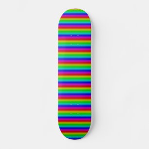 Skateboard Tiras arco iris - Patrón