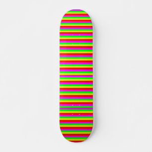 Skateboard tiras coloreadas