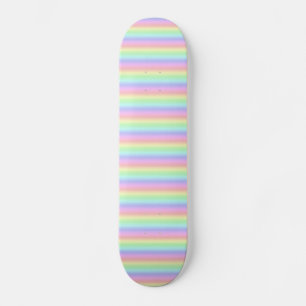 Skateboard Tiras de arcoiris Pastel - Patrón