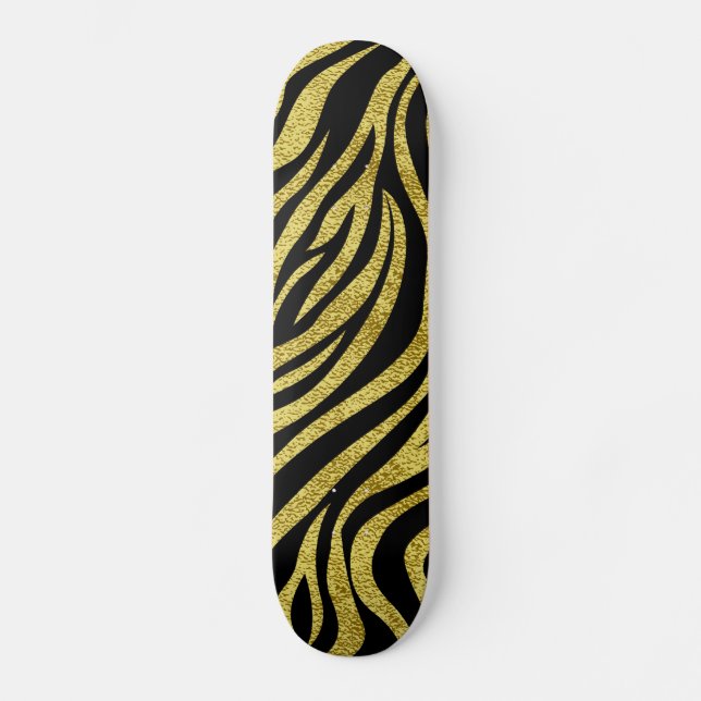 Skateboard Tiras de tigre (Anverso)