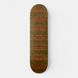 Skateboard Tiras grabado en relieve y sombreadas, rojo verdos