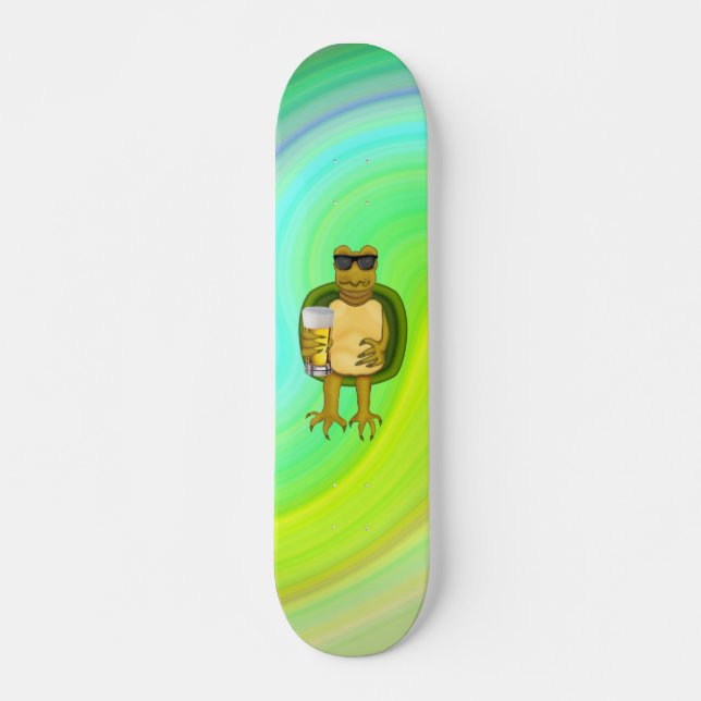 Skateboard Tiras Tortugas Tiradas (Anverso )