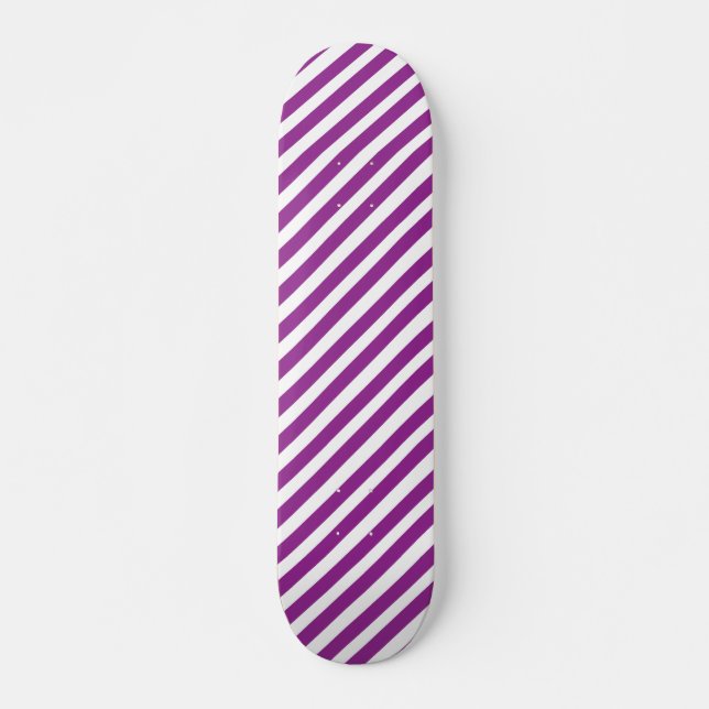 Skateboard Tiras violetas (Anverso )