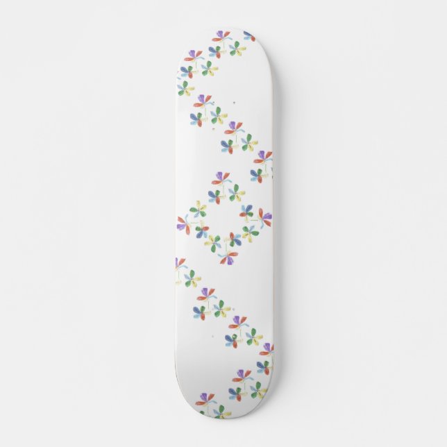 Skateboard Tiza-como las flores (Anverso )