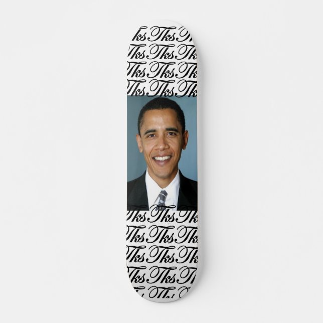 Skateboard Tks - cubierta 7,75 de obama (Anverso )