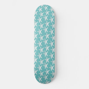 Skateboard Toalla de playa estampada elegante de Starfish