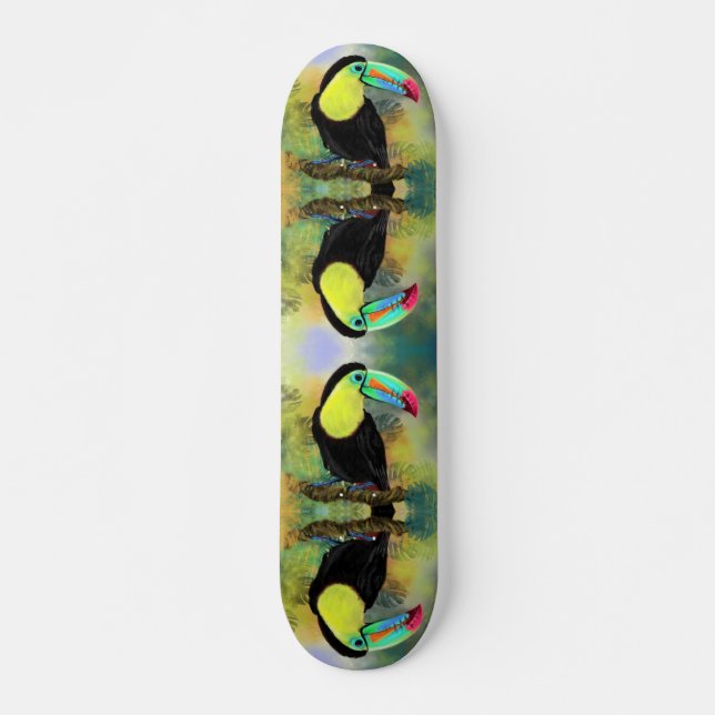 Skateboard Toco de patinaje sobre aves en Toucan Bird (Anverso )