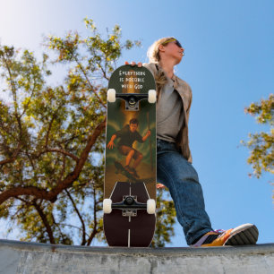 Skateboard Todo es Posible con Dios