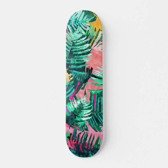Skateboard Todo se trata de palmeras y 80 grados (Anverso )