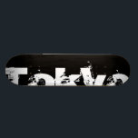 Skateboard Tokio - estilo urbano fresco en blanco y negro<br><div class="desc">Tokio</div>