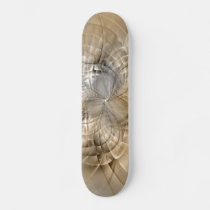 Skateboard Tones de la Tierra Resumen arte fractal moderno