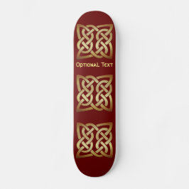 Skateboard Tono de bronce nudo celta
