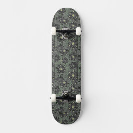 Skateboard Tonos negros contra el gris